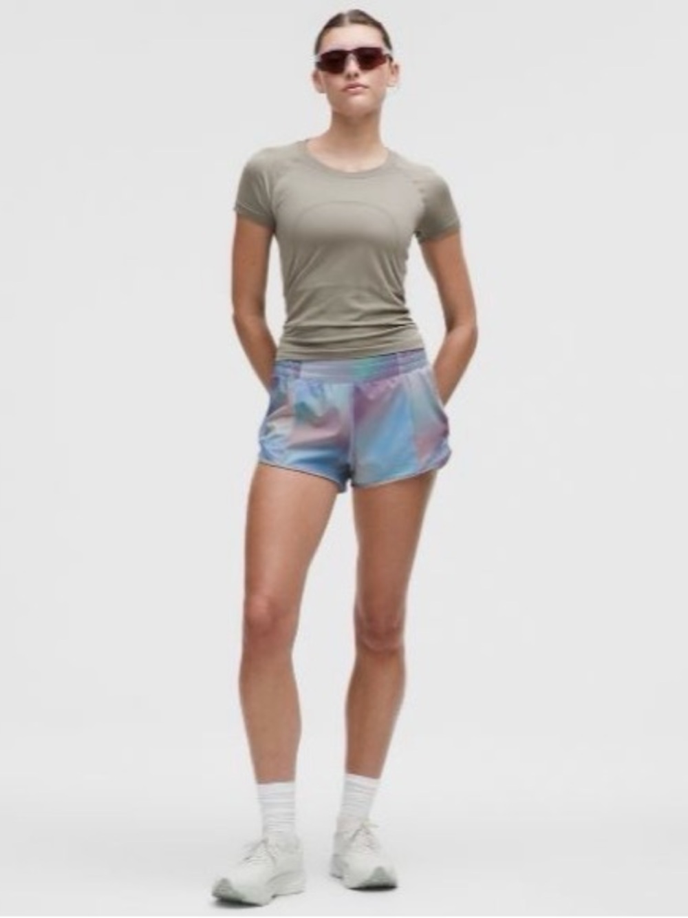 lululemon athletica Hotty Hot HR 2.5” Chroma Drift Blue Multi 2 Worn Once